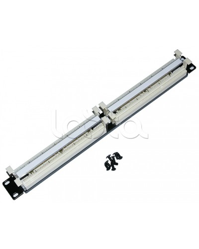 Кросс-панель парная 110 типа 19 1U Cabeus CP-100P-110TYPE в Ярославле Кроссовое оборудование тип 110 Pintop.ru