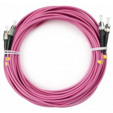 Шнур оптический duplex FC-ST 50/125 mm OM4 10м LSZH Cabeus FOP-50-OM4-FC-ST-10m