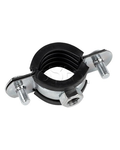 Хомут стальной 1/2 (20-24 мм), с уплотнителем EKF (hsu1012) в Ярославле Стяжки-хомуты Pintop.ru