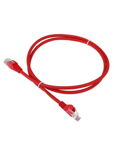 Патч-корд LANMASTER LSZH UTP кат.5e, 8.0 м, красный LANMASTER LAN-PC45/U5E-8.0-RD в Ярославле Патчкорды (медные) Pintop.ru